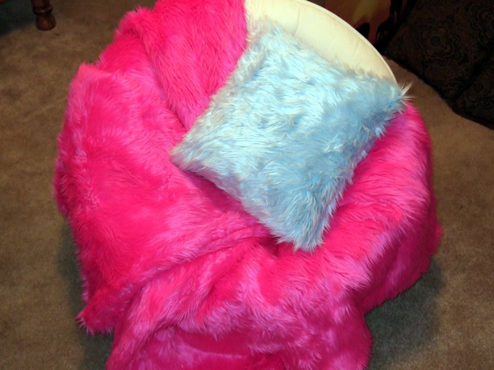 Hot Pink Animal Friendly Faux Fur Fun Fur